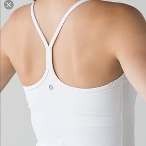 Lululemon Power Y Tank White